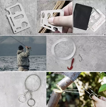 Wojskowy Survivalowy Zestaw Przeżycia Survival 32w1 TRIZAND