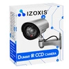 Atrapa Kamery IR do Monitoringu Kamera Wewnętrzna Zewnętrzna z Diodą LED IZOXIS
