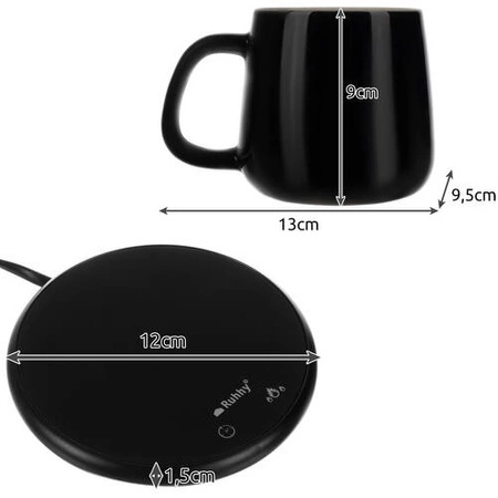 Podgrzewacz pod Kubek do Kawy Elektryczny Herbaty RUHHY