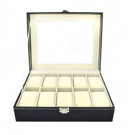 Organizer Pudełko Etui Na Zegarki Na 10 Zegarków MALATEC