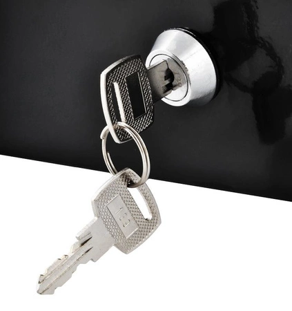 Metalowa kasetka GIGANT SEJF pieniądze 30cm+ klucz MALATEC