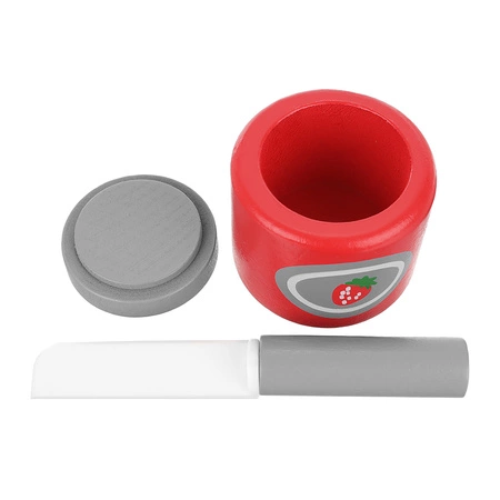 Drewniany Toster Zestaw + Akcesoria z Akcesoriami na Prezent dla Dzieci KRUZZEL