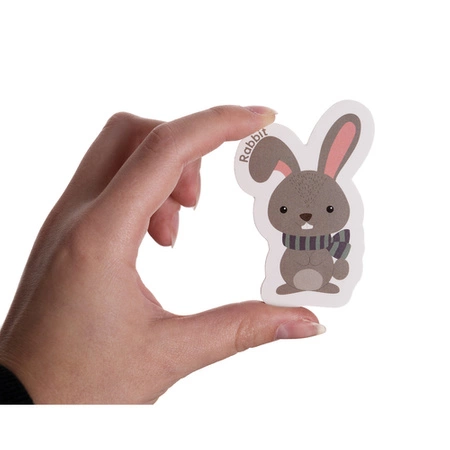 Magnesy na Lodówkę Magnes x 40 Zwierzęta dla Dzieci 40 szt Zestaw + Puszka KRUZZEL