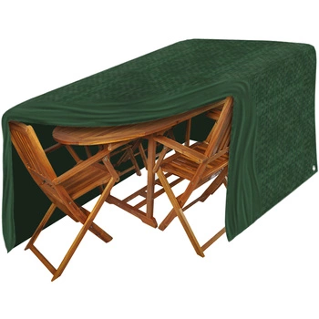 Duży Pokrowiec Plandeka na Meble Ogrodowe Stół Fotel Krzesło 180x240x100cm RUHHY