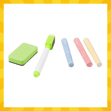 Tablica Edukacyjna Magnetyczna Kruzzel Dwustronna 108el. w Skrzynce Prezent