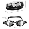 Okulary Pływackie do Pływania na Basen Okularki Anti-fog Antifog + Etui TRIZAND