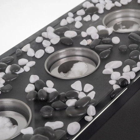 Biokominek Wolnostojący do Domu Bezdymny Bio Kominek na Bioetanol + Kamyki Kaminer 26318