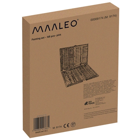 Zestaw do Malowania dla Dzieci Dziewczynek Artystyczny Plastyczny + Walizka MAALEO