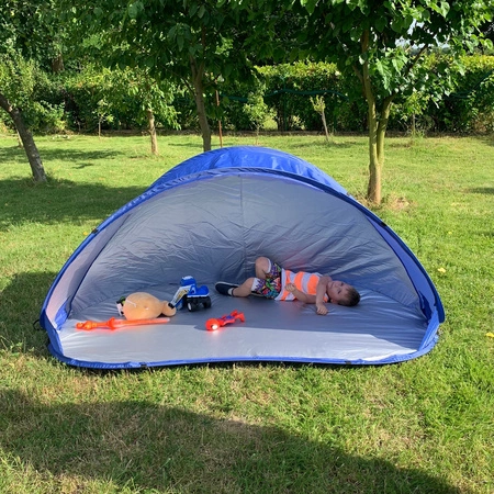 Namiot Plażowy Parawan Samorozkładający Duży Ogrodowy XL na Plażę 190x120cm TRIZAND