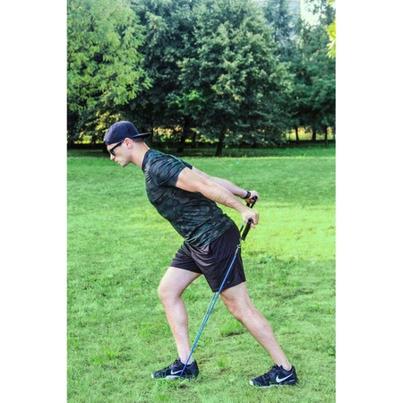 Gumy do Ćwiczeń Zestaw 5 Gum Oporowych Oporowe Fitness Treningowe + Uchwyty TRIZAND