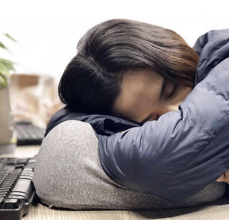 Poduszka Podróżna Memory Opaska Stopery Rogal 3D XTROBB