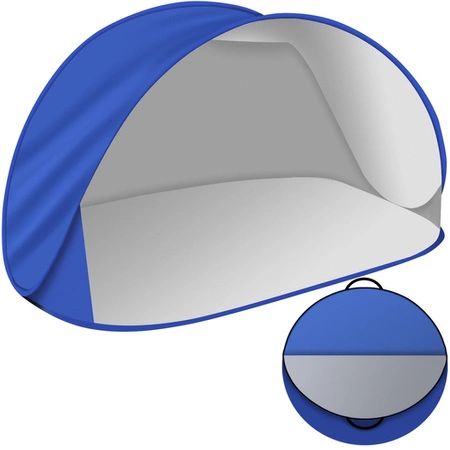 Namiot Plażowy Parawan Samorozkładający Duży Ogrodowy UV na Plażę 150x100cm TRIZAND