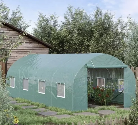 Folia Ogrodnicza Tunelowa Mocna na Tunel Foliowy Szklarnię Ochrona 4x3m 12m GRADLOV