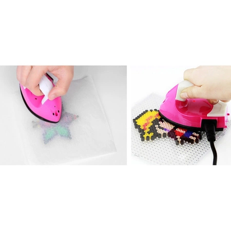 Koraliki do Prasowania Zestaw Szablony Prasowanka 5000szt Wzory + Wiaderko