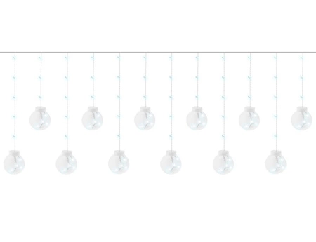 Kule Wiszące Lampki Choinkowe Kurtyna 108 LED zb ISO TRADE