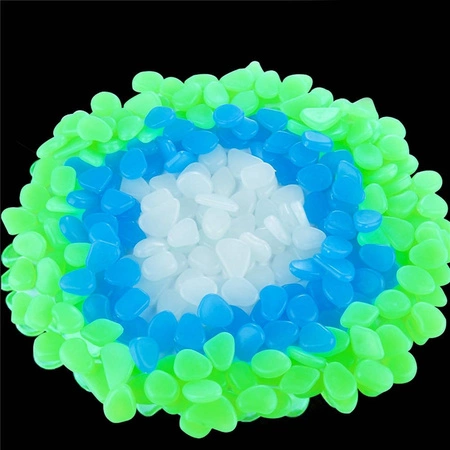 Kamienie Kamyki Świecące Fluorescencyjne 100szt Z GARDLOV