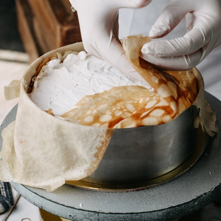 Rant do Tortu Regulowany 16-30cm Cukierniczy Tortownica Obręcz Forma h=15cm RUHHY