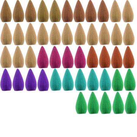 Wodospad Kominek Zapachowy Kadzidło + Knoty Ceramiczny Zestaw Kadzideł Dym RUHHY