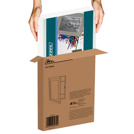 Ramka Artystyczna na Obrazki Dzieci Otwierana A4 Zdjęcia Rysunki Pojemnik KRUZZEL