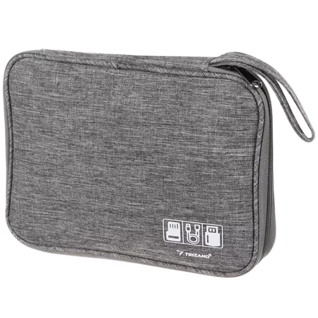 Duży Organizer Podróżny na Kable Ładowarki Przewody do Kabli Etui + Uchwyt TRIZAND