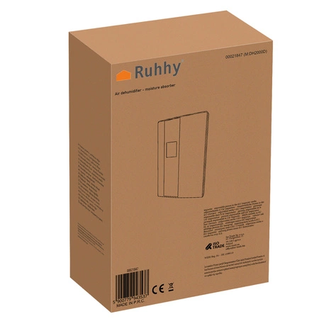 Osuszacz Powietrza Wilgoci Pochłaniacz Oczyszczacz RUHHY