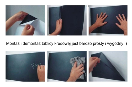 Samoprzylepna Tablica Kredowa Tapeta 45x200 Kreda MALATEC