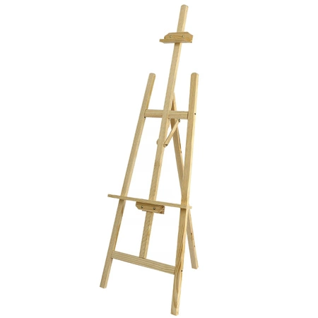 Sztaluga Drewniana Trójnożna Malarska Regulowana Solidna Jakość Mocna MAALEO