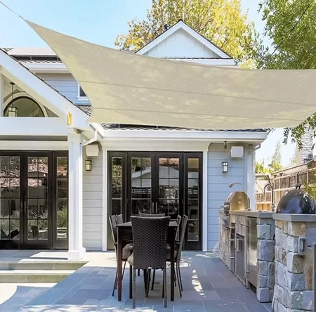 Żagiel Przeciwsłoneczny Prostokątny Ogrodowy na Taras Wodoodporny 3x4m Beż GARDLOV