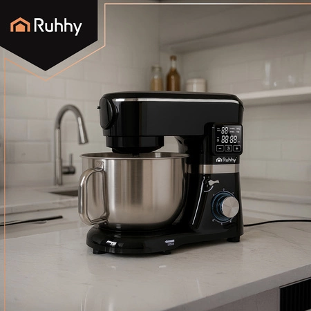 Robot Planetarny Kuchenny z Podgrzewaną Misą 6,2l Wielofunkcyjny + Blender Maszynka Ruhhy 25728