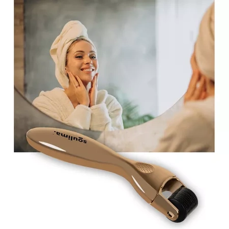 Derma Roller Mezoterapia Dermaroller do Twarzy Brody 1200 600 180 Igieł 3w1 SOULIMA