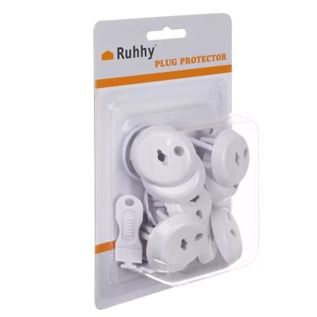 Blokada do Kontaktów Zabezpieczenie Zaślepki 15szt białe RUHHY