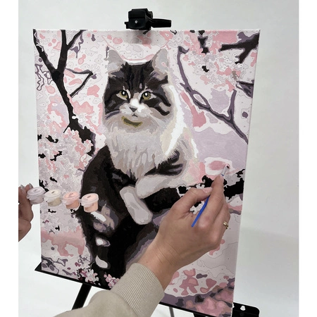 Malowanie po Numerach Obraz 40x50 Zestaw na Ramie Prezent DIY do Malowania