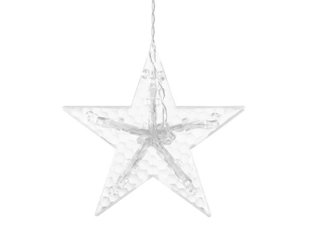 Wiszące Gwiazdy Kurtyna 138 LED Lampki Choinkowe ISO TRADE