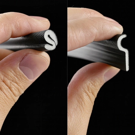 Uszczelka do Okien Okna Drzwi Samoprzylepna Taśma Okienna Uszczelniająca 4m czarna Ruhhy 26267