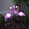 3 x Lampa Solarna Ozdobna Flaming Zestaw Flamingi GARDLOV