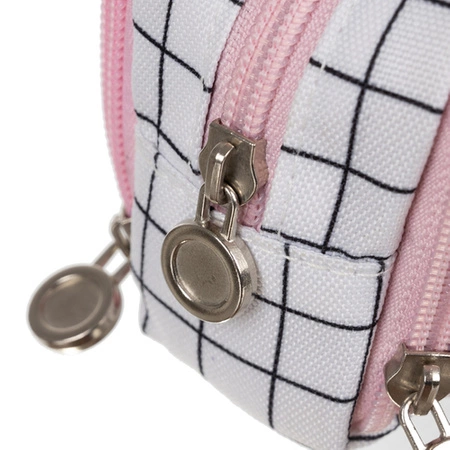 Piórnik Szkolny Trzykomorowy Duży Rozkładany Potrójny dla Dzieci na Zamek MAALEO