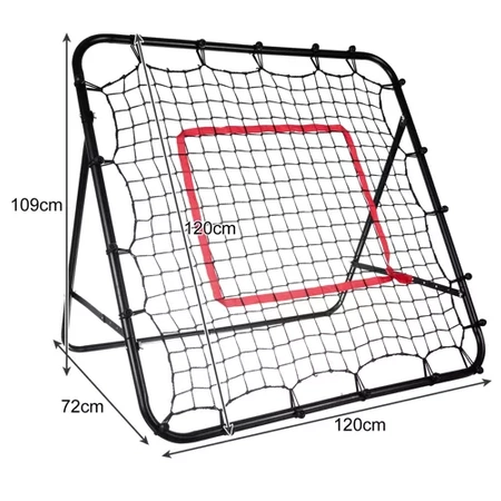 Rebounder Trenażer Bramka Rama Treningowa do Piłki Nożnej Piłkarska 120x120 TRIZAND