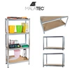 Regał Magazynowy Metalowy 150x75x30 cm 4 Półki Garażowy 540 kg do Garażu MALATEC