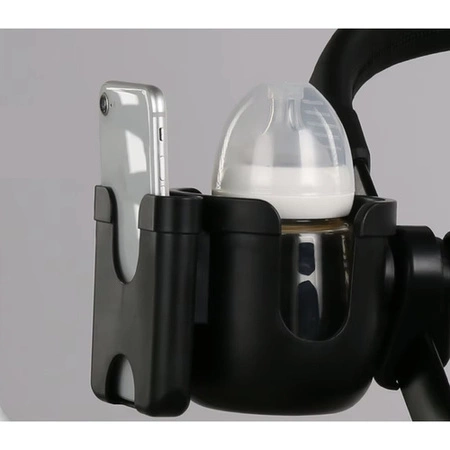 Uchwyt na Kubek Telefon Butelkę do Wózka Dziecięcego Spacerówki Stabilny Kruzzel 25347