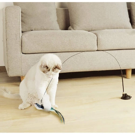 Zabawka dla Kota Kotów Ruchoma Wędka z Przysawką PURLOV