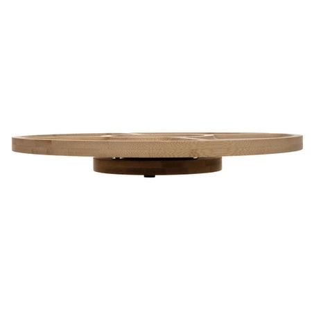 Deska do Serwowania Serów Przekąsek Wędlin Przystawek Bambusowa Obrotowa 5 RUHHY