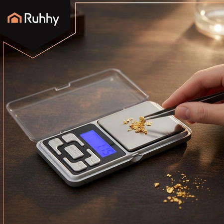 Waga Kieszonkowa Jubilerska Ruhhy 200g 0,01g LCD Podświetlenie Precyzyjna 26092