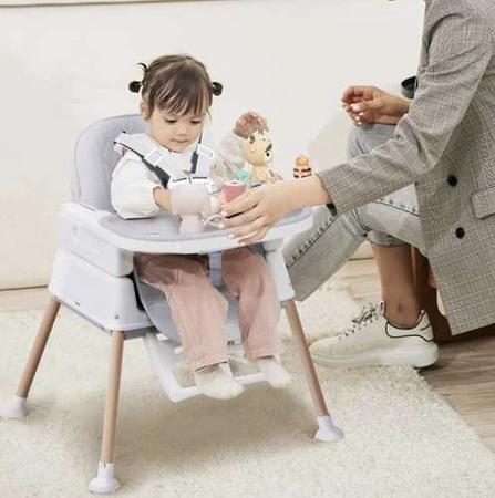 Krzesełko do Karmienia dla Dzieci Taca Fotelik 6w1 KRUZZEL