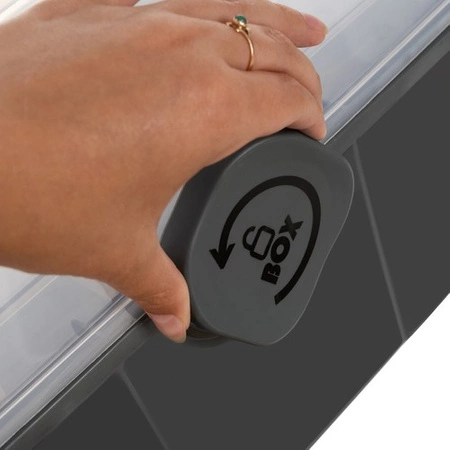 Organizer na Leki Pojemnik Pudełko Kasetka Apteczka Duży na Zamek Skrzynka RUHHY