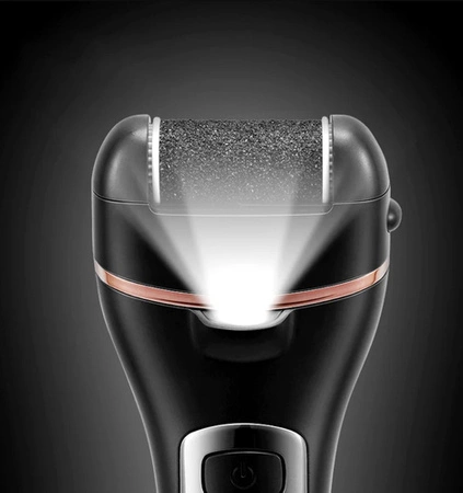 Pilnik Elektryczny do Stóp Pięt Frezarka Tarka 6 Rolek Zestaw Bezprzewodowy SOULIMA