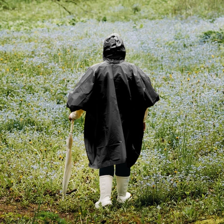 Peleryna Przeciwdeszczowa Ponczo Poncho Płaszcz na Rower Lekka z Kapturem TRIZAND