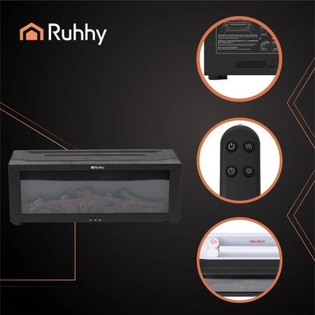 Dyfuzor Zapachowy Aromatoterapia do Olejków Nawilżacz Efekt Kominka 150ml Ruhhy 26453