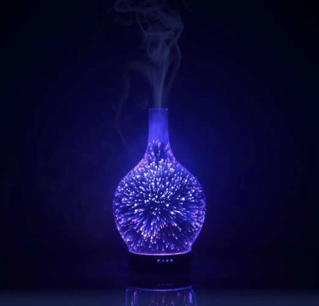 Nawilżacz Powietrza Lampka 3D Nocna Kolorowa Dyfuzor Zapachowy Aromaterapia RUHHY