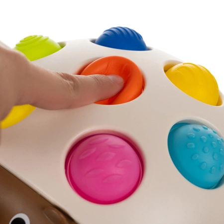 Zabawka Sensoryczna Montessori Jeż Kolorowy Jeżyk dla Dzieci Antystresowa KRUZZEL