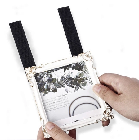 Taśma Rzep Samoprzylepna z Klejem 25 mm Czarny 5 mb Zestaw Haczyk Pętelka Ruhhy 24237